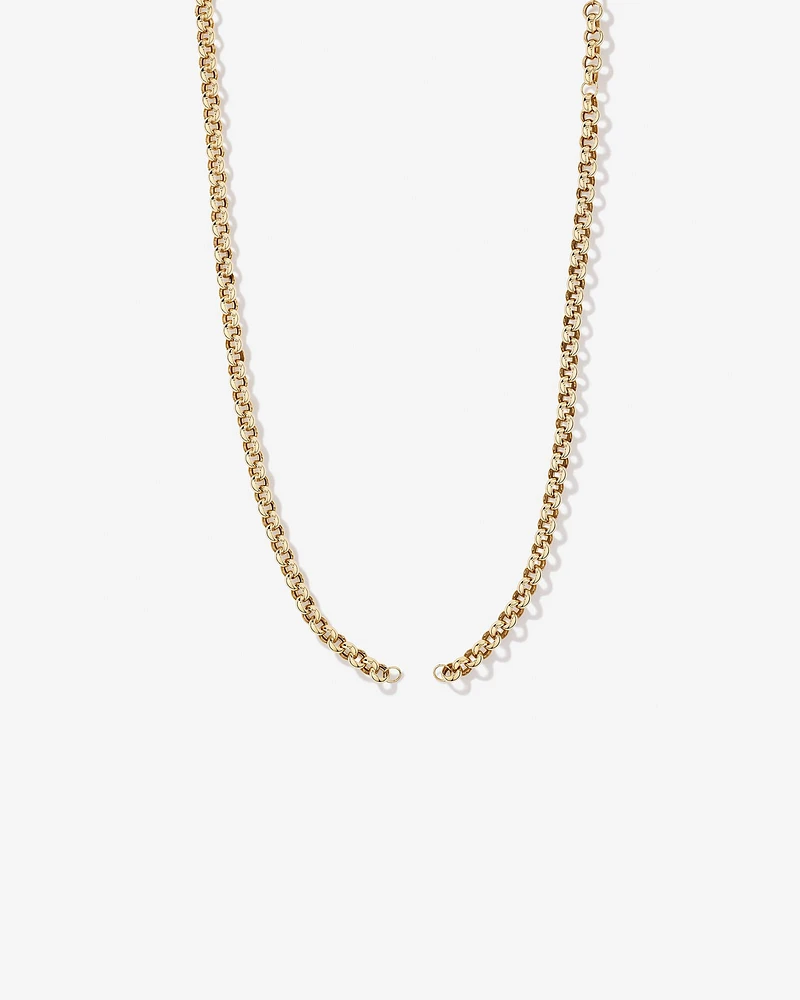 60cm (24") Large Belcher Open Pendant Chain in 10kt Yellow Gold