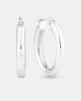 15mm Hoop Earrings in Sterling Silver