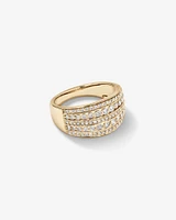 0.70 Carat TW Infinite Diamonds Ring in 10kt Yellow Gold