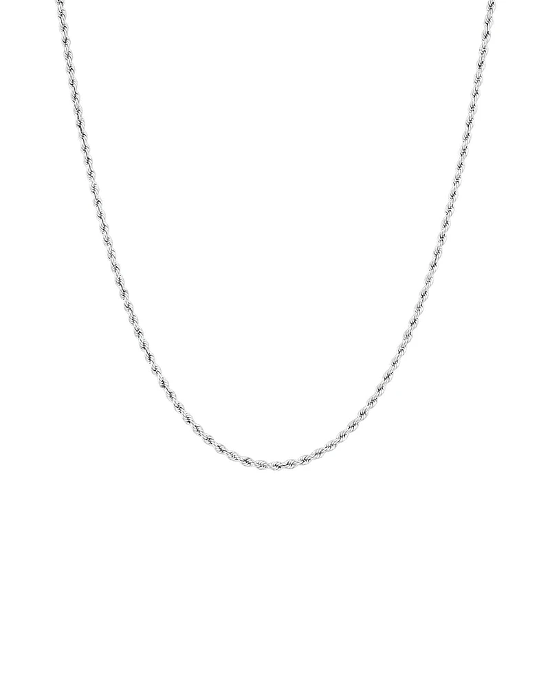 45cm (18") 2.5mm Rope Chain in 10kt Yellow Gold