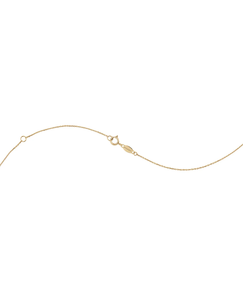 "H" Initial Pendant with Chain in 10kt Yellow Gold