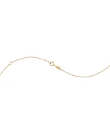 O Initial Pendant in 10kt Yellow Gold