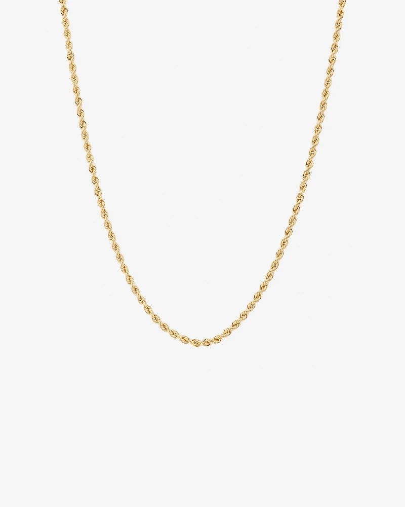 60cm (24") Rope Chain in 10kt Yellow Gold