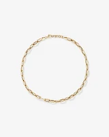 42.5cm Oval Paperclip Chain in 10kt 42.5cm Hollow Oval Paperclip Chain in 10kt Yellow Gold