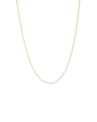 Heart Link Fancy Chain Necklace in 10kt Yellow Gold