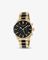 Montre à énergie solaire en acier inoxydable bleu pour homme