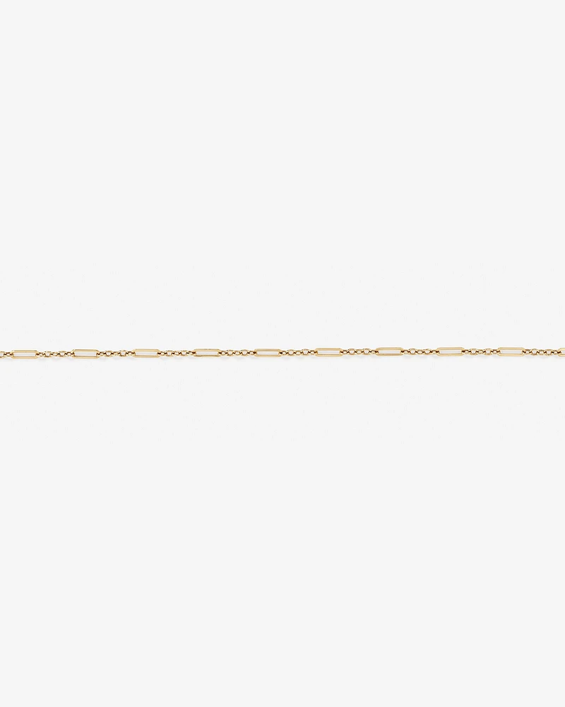 Paperclip 3 and 1 Bracelet in 10kt Yellow Gold