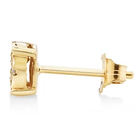 Men’s Stud Earring with 0.12 Carat TW of Diamonds in 10kt Yellow Gold