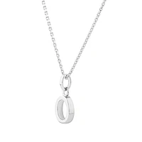 "Z" Initial Pendant in Sterling Silver