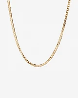 55cm (22") 4mm-4.5mm Width Curb Chain in 10kt Yellow Gold