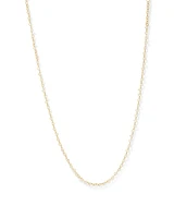 Heart Link Fancy Chain Necklace in 10kt Yellow Gold