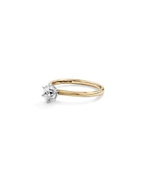 Michael Hill Solitaire Engagement Ring with a Carat TW Diamond with the De Beers Code of Origin in 18kt Yellow & White Gold