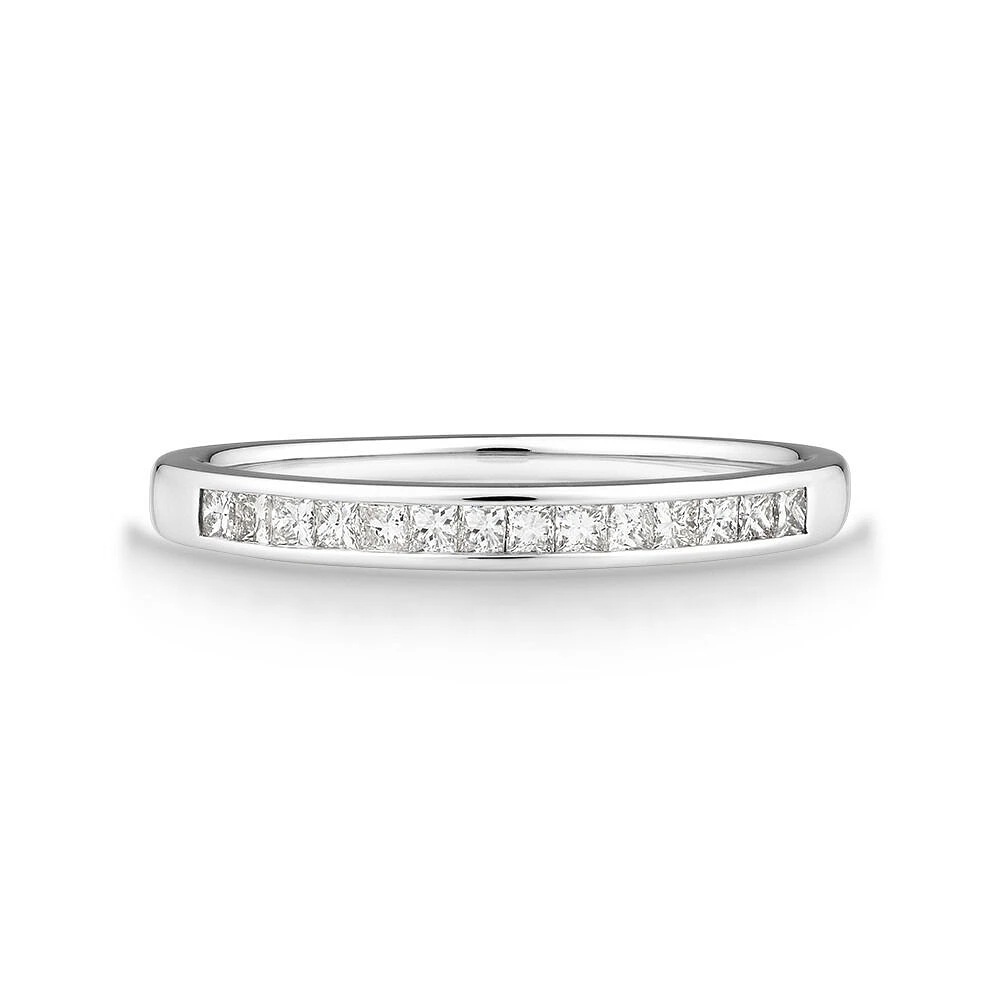 Evermore Wedding Band with Carat TW of Diamonds in 14kt White Gold