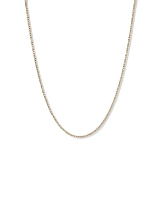 Collier de tennis de 4,00 carats TW en or jaune 18 kt