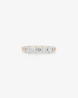 Evermore 5 Stone Wedding Band with 1 Carat TW of Diamonds in 14kt White Gold