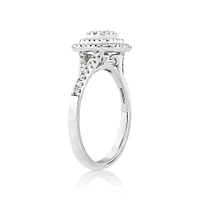 Engagement Ring with 1/2 Carat TW of Diamonds in 10kt White Gold