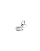 Letter Z Initial Pendant in Sterling Silver