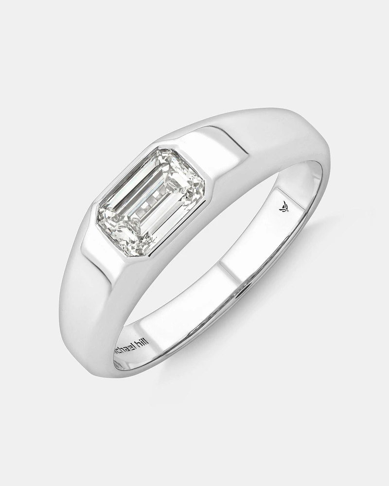 Solitaire Ring with 1.00TW Laboratory-Grown Diamond in 14kt Gold