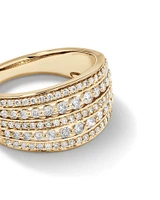 0.70 Carat TW Infinite Diamonds Ring in 10kt Yellow Gold