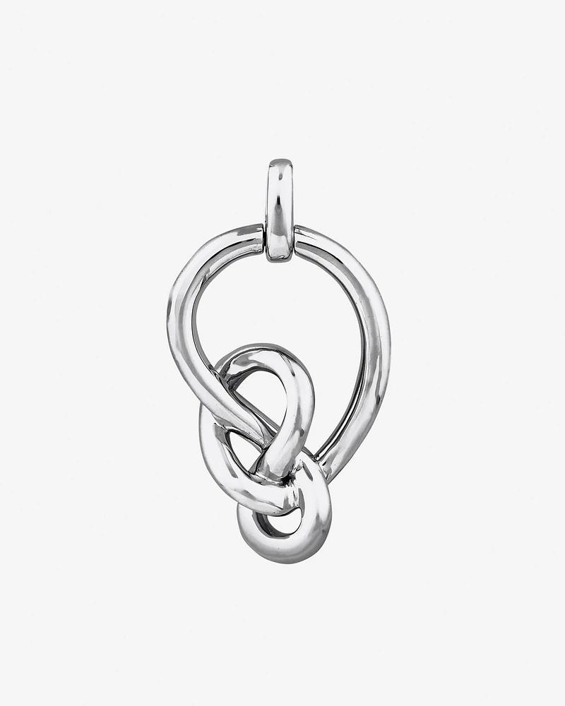 Medium Knots Pendant in Sterling Silver