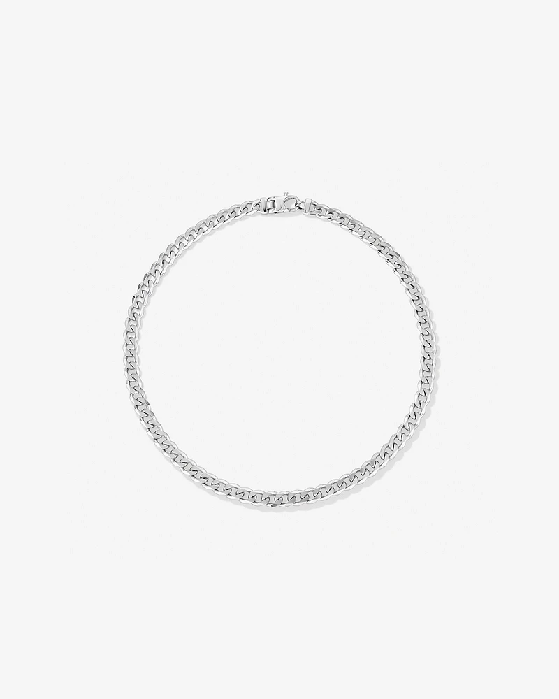 9.3mm Curb Chain in Sterling Silver