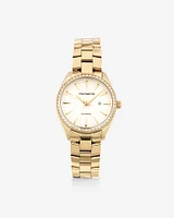Ladies Watch with 0.60 Carat TW of Diamonds in Gold Tone Stainless Steel