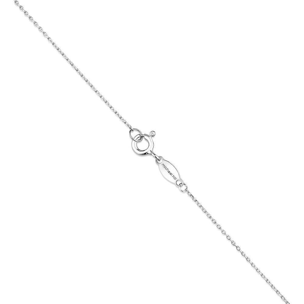 45cm (18") Open Heart Necklace in Sterling Silver