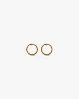 5mm Circle Stud Earrings in 10kt Yellow Gold