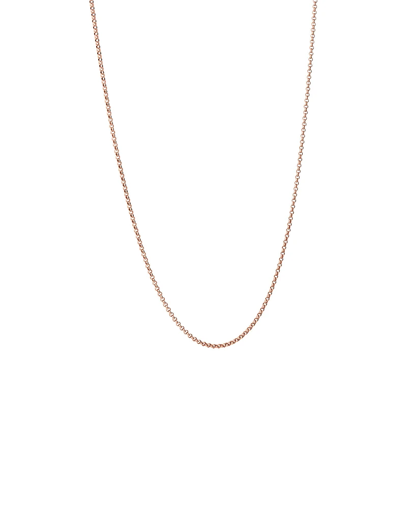 60cm (24") Hollow Belcher Chain in 10kt Yellow Gold