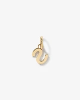 Letter Q Initial Pendant in 10kt Yellow Gold