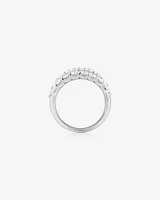 Ring with 3 Carat TW of Diamonds in 14kt White Gold