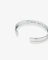 INXS Never Tear Us Apart Cuff Bangle in Recycled Sterling Silver