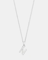 "Z" Initial Pendant in Sterling Silver