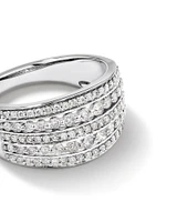 0.70 Carat TW Infinite Diamonds Ring in 10kt White Gold