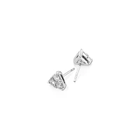 Triangle Cluster Earrings with 1.0 Carat TW of Diamonds in 10kt White Gold