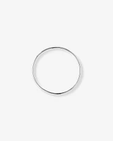 3.7mm Width Solid Round Baby Bangle in Sterling Silver