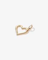 Open Love Heart Pendant in 10kt Yellow Gold