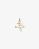Letter Q Initial Pendant in 10kt Yellow Gold