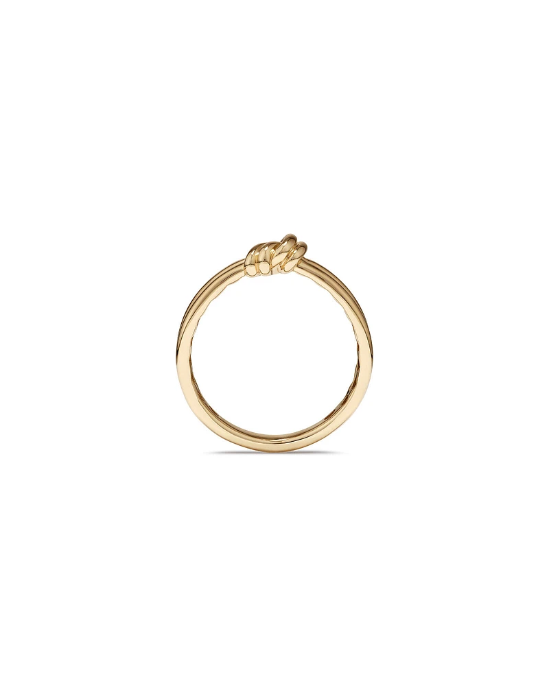 Knot Split Band Ring in 10kt Yellow Gold