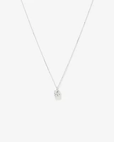 2.00 Carat TW Laboratory-Grown Diamond Solitaire Pendant in 14kt White Gold