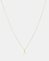 O Initial Pendant in 10kt Yellow Gold