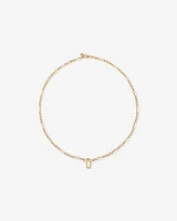 50cm (20") 7 and 1 Belcher and Paperclip Open Pendant Chain in 10kt Yellow Gold