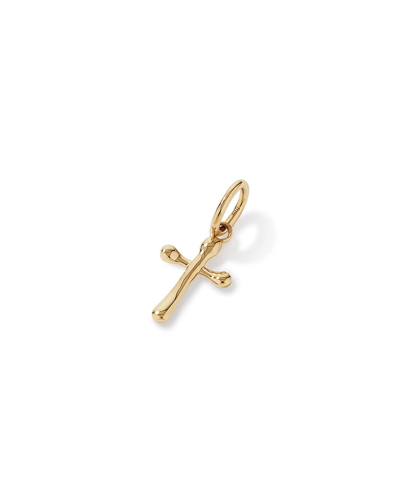 Pendentif croix en or jaune 10 carats