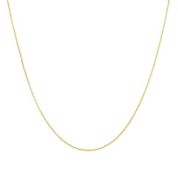 55cm (22") Box Chain in 10kt Yellow Gold