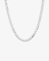 55cm (22") 7.2mm Width Curb Chain in Sterling Silver