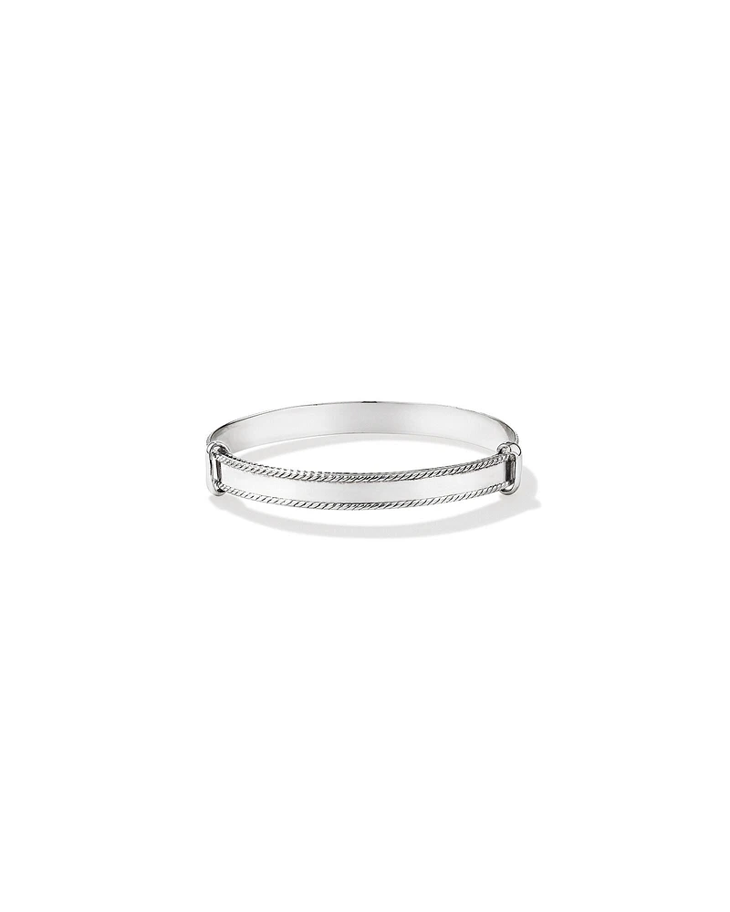 42mm Expandable Baby Bangle in Sterling Silver