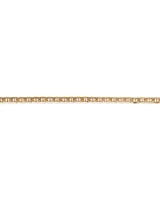 19cm (7.5") 4.5mm-5mm Width Hollow Anchor Bracelet in 10kt Yellow Gold