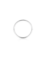 2mm Lite Half Round Wedding Band in 10kt White Gold