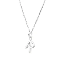 "Z" Initial Pendant in Sterling Silver