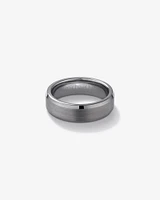 Men's Ring in Grey Sapphire Tungsten